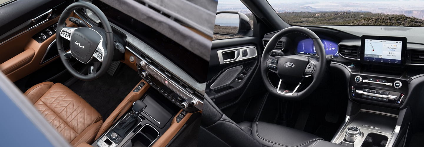 2024 Kia Telluride vs Ford Explorer interiorimage