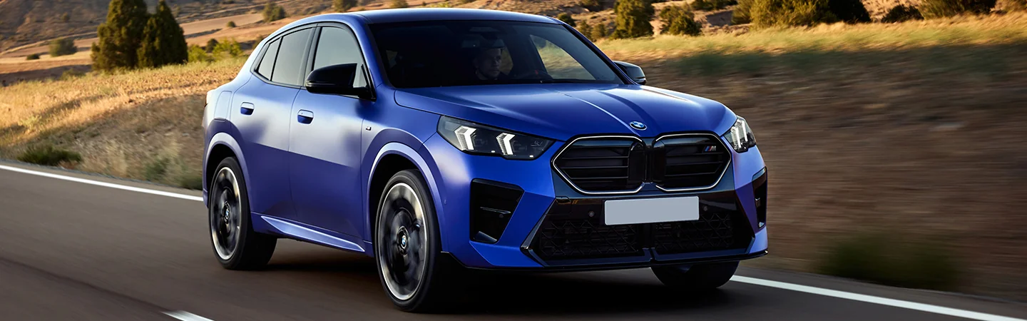 2025 BMW X2 Specs bluecolor frontview