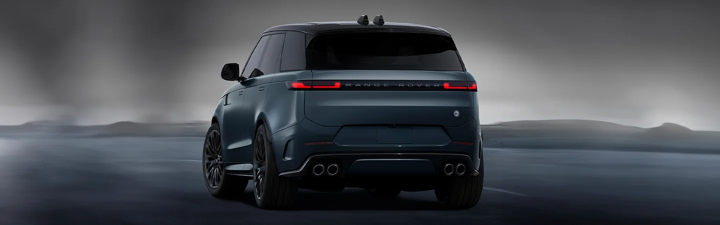 2025 Range Rover Sport blue back view