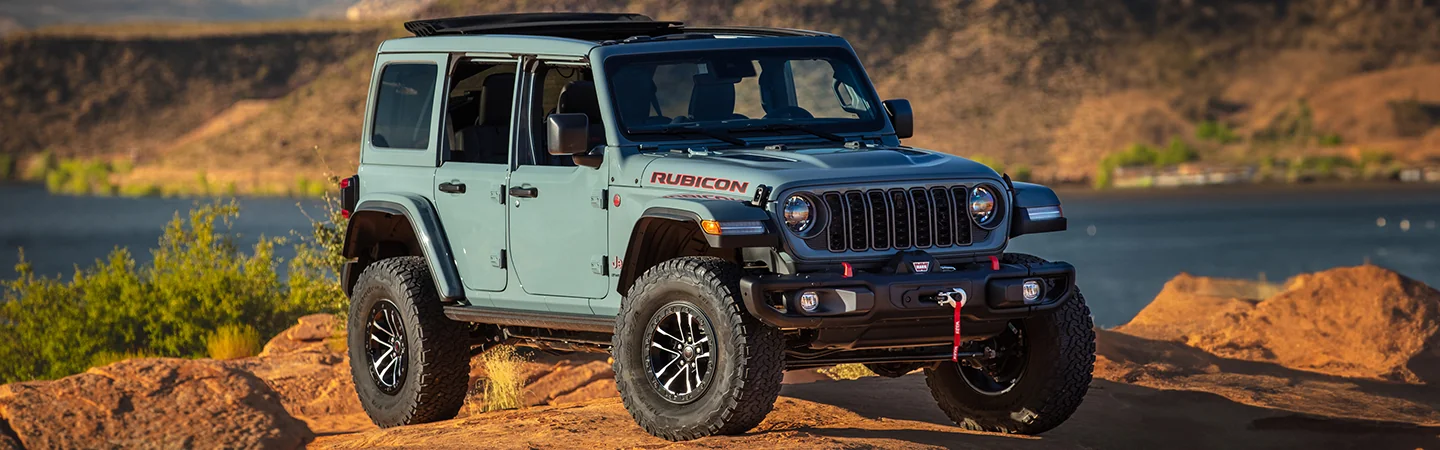 2025 Jeep Wrangler Specs color gray and front view