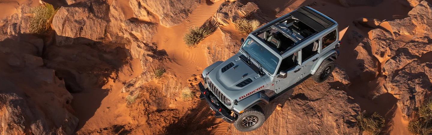 2025 Jeep Wrangler Specs color gray and top view