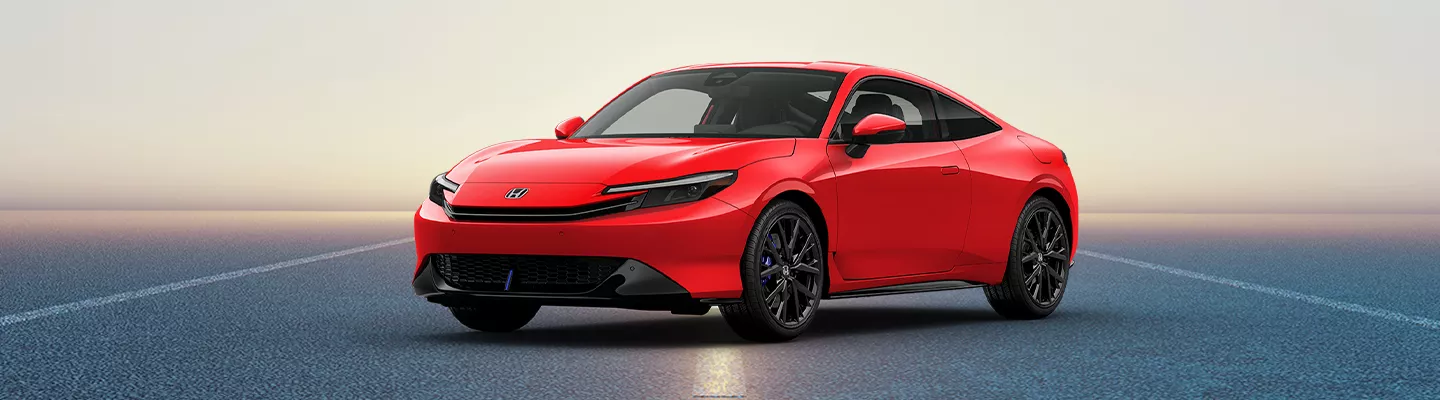 2026 Honda Prelude parked in front of a horizon