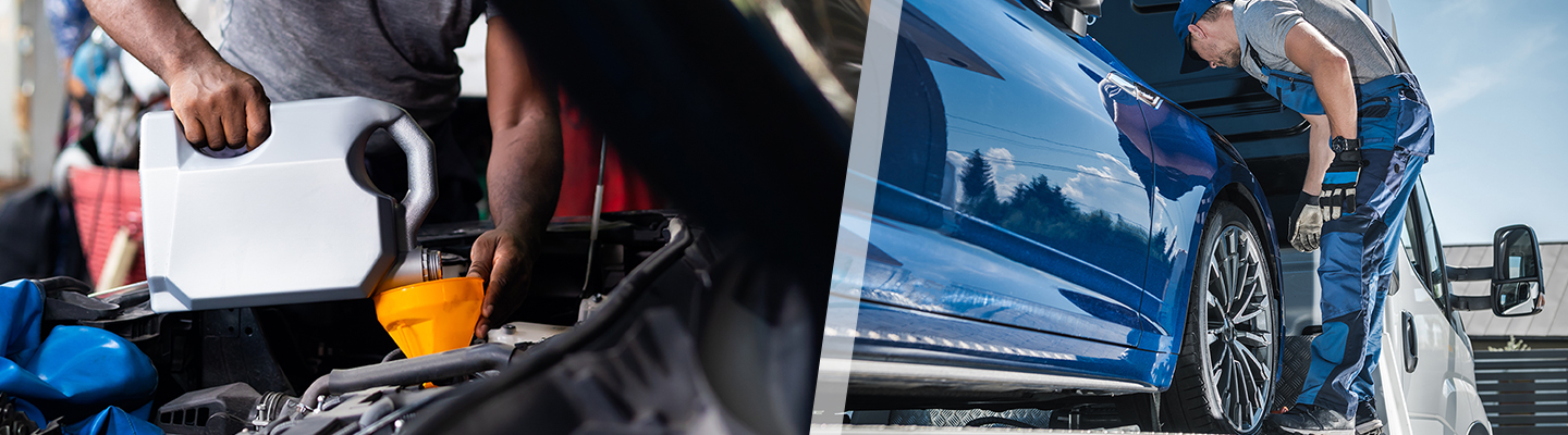 Getting your oil change and tires replaced at Ford of Clermont