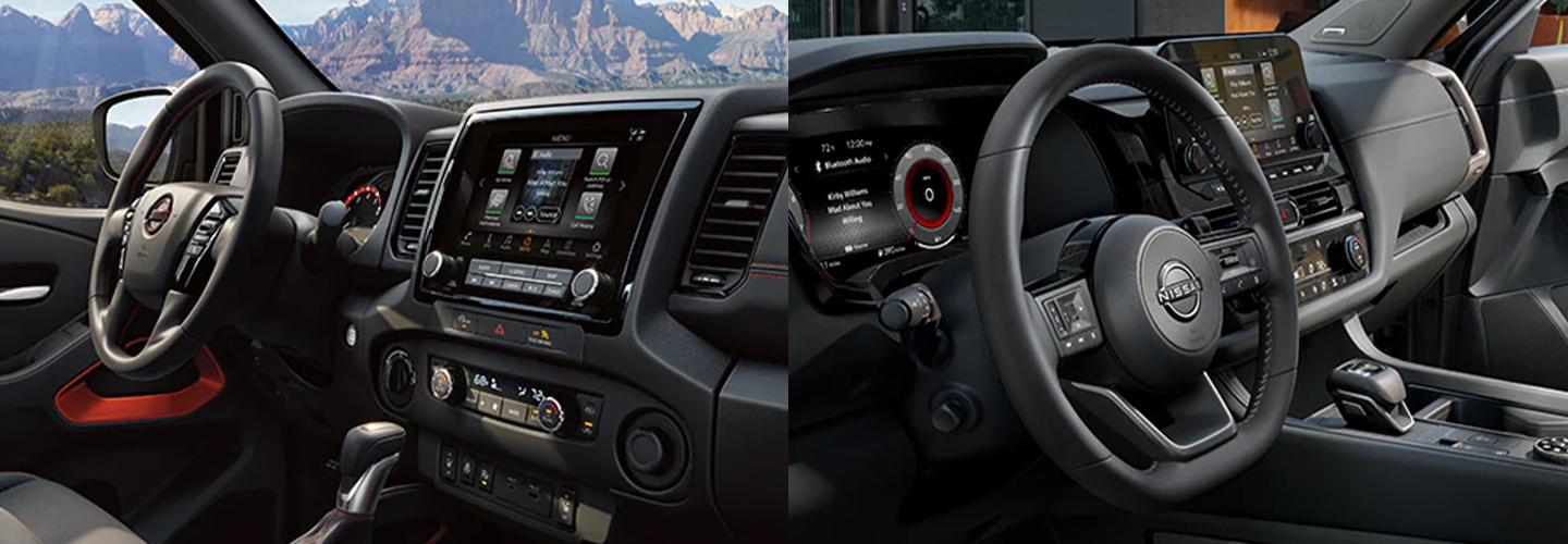 Nissan Frontier vs Nissan Pathfinder interiorimage