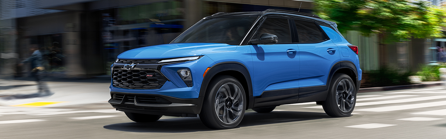 2024 Chevrolet Trailblazer blue side view