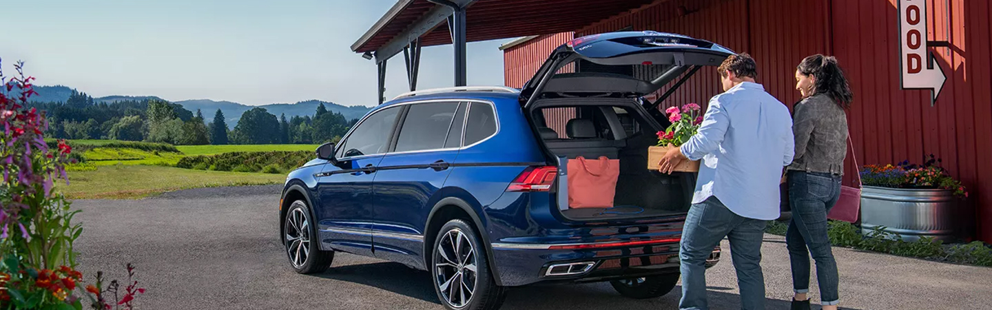 2024 Volkswagen Tiguan Specs blue color back view