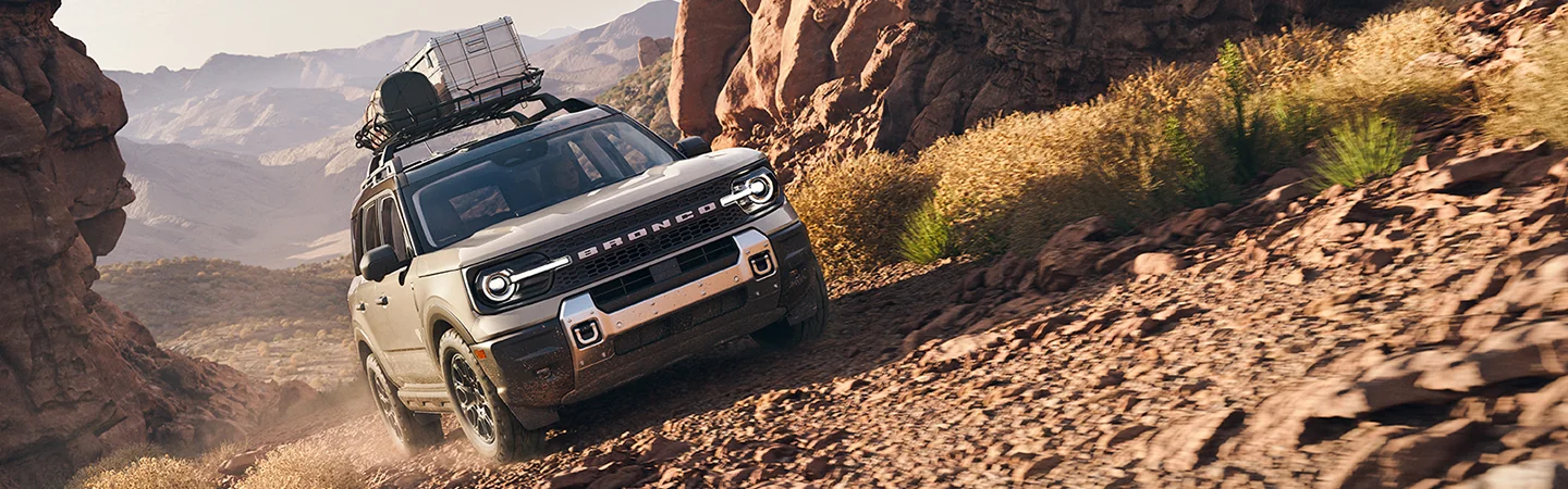 2025 Ford Bronco Base offroad climbing hill