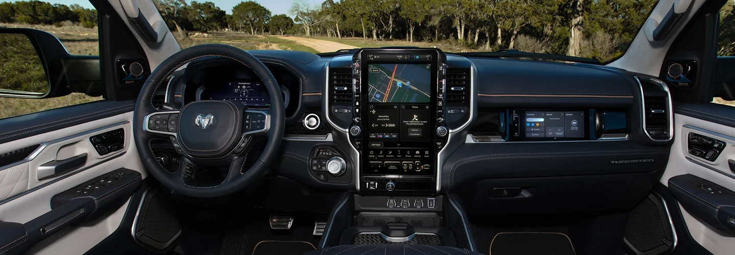 2025 RAMCHARGER Tradesman interior