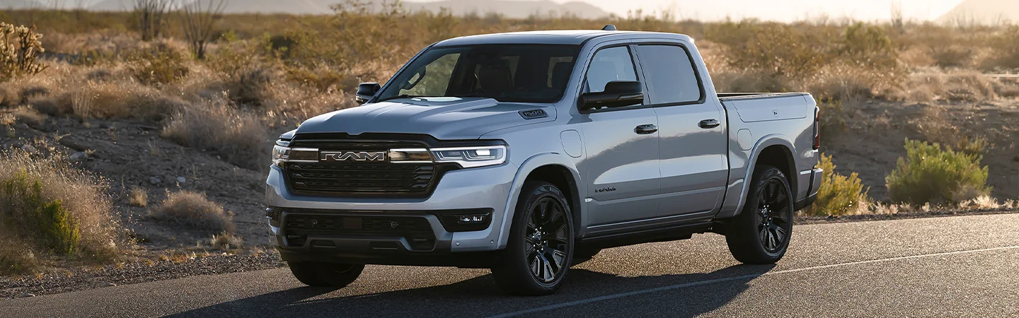 silver 2025 RAMCHARGER Tradesman