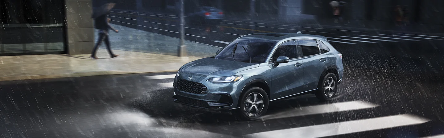 2025 Honda HR-V Specs bluecolor sideview