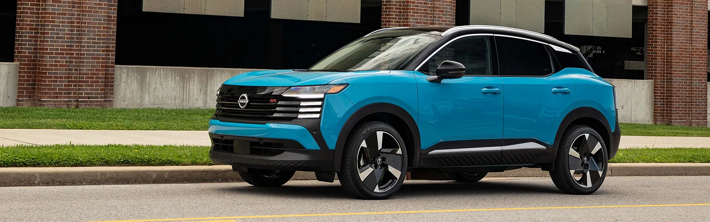 2025 Nissan Kicks Specs blue side view