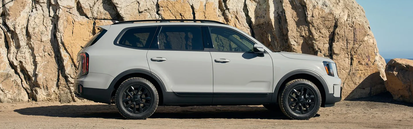 gray passenger side view 2025 Kia Telluride SX-Prestige X-Pro