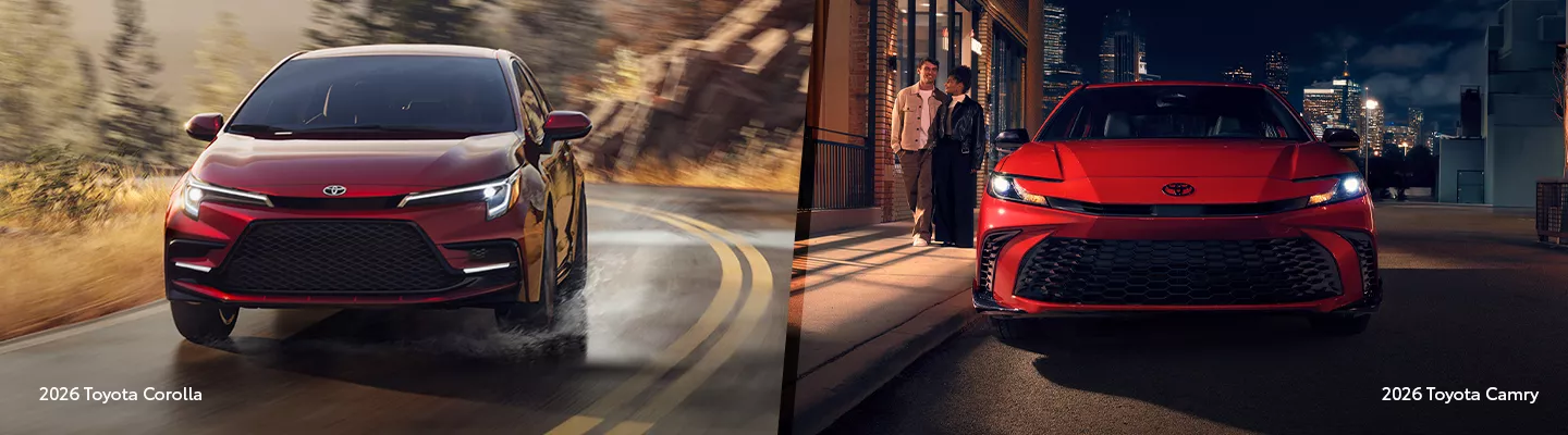 2026 Toyota Corolla or Camry side by side