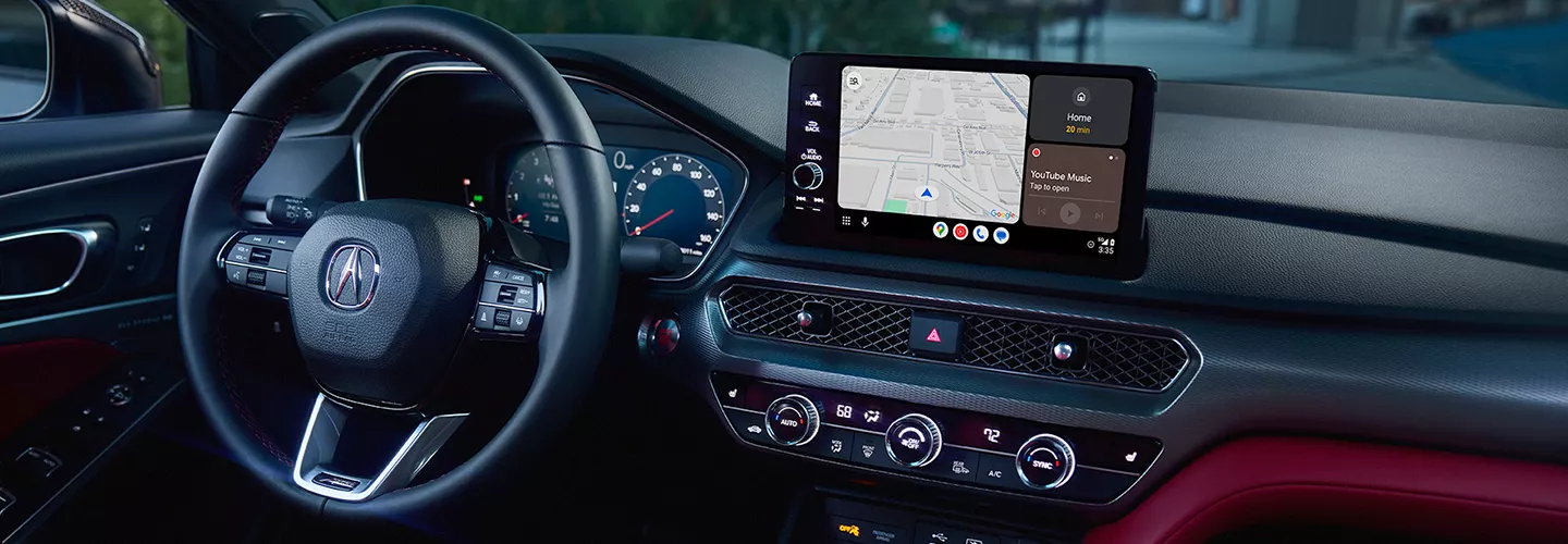 Interior view of the 2026 Acura Integra