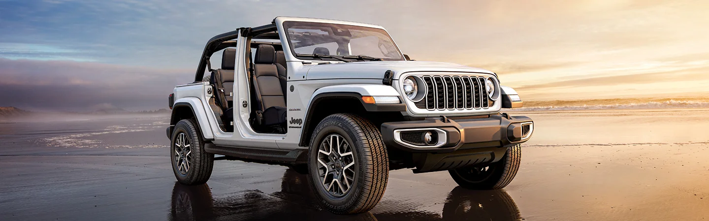 white 2026 Jeep Wrangler