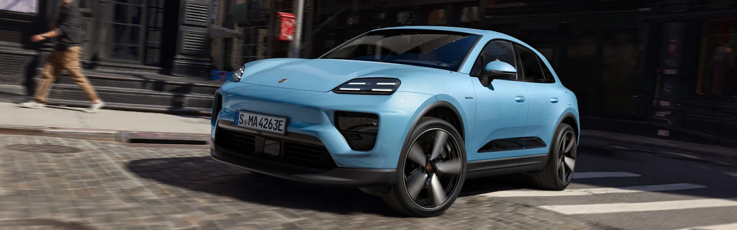 light blue 2026 Porsche Macan
