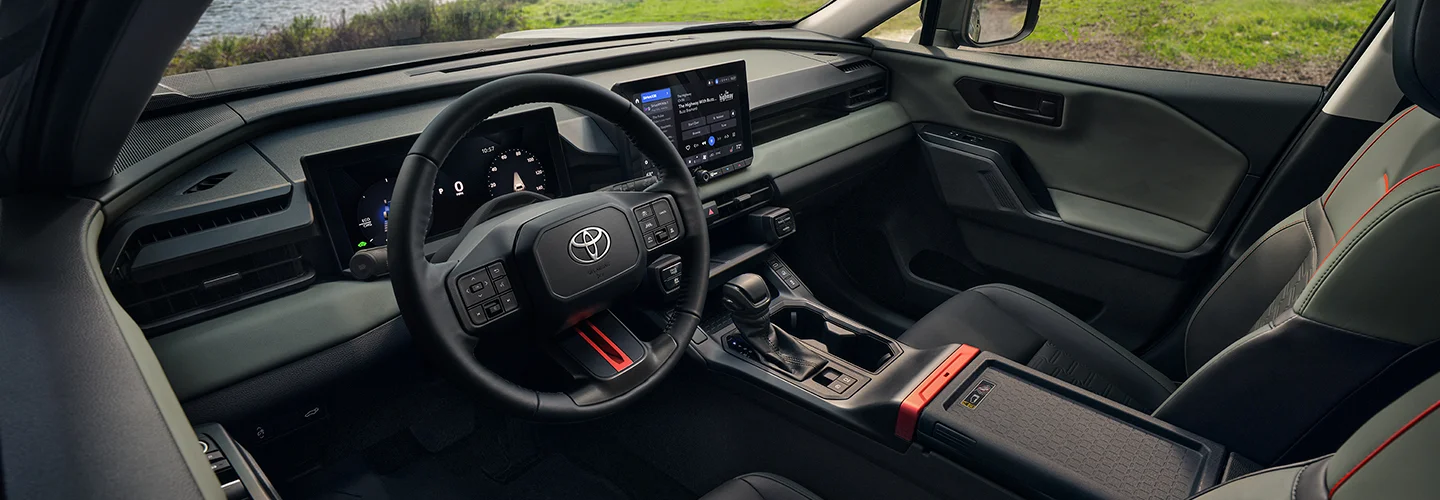 inside the 2026 Toyota RAV4 Hybrid in Tracy, CA