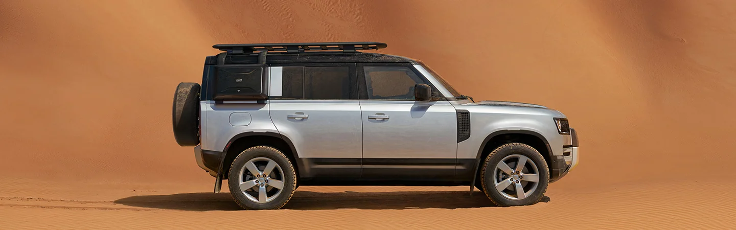 2025 Defender 110 White side view