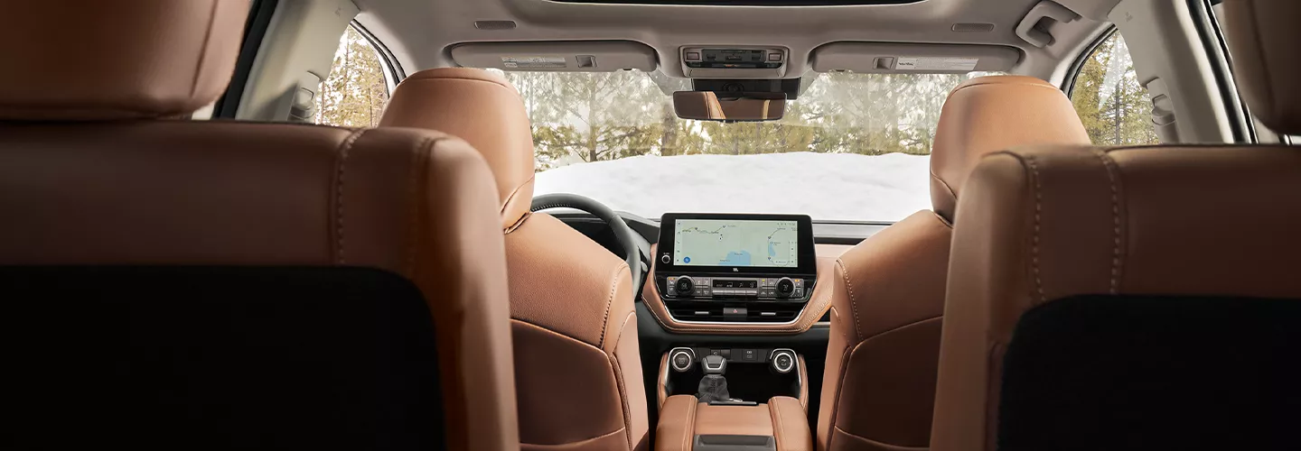 Interior view of the 2026 Toyota Grand Highlander Hybrid
