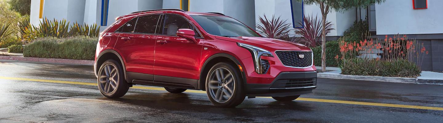 red Cadillac XT4