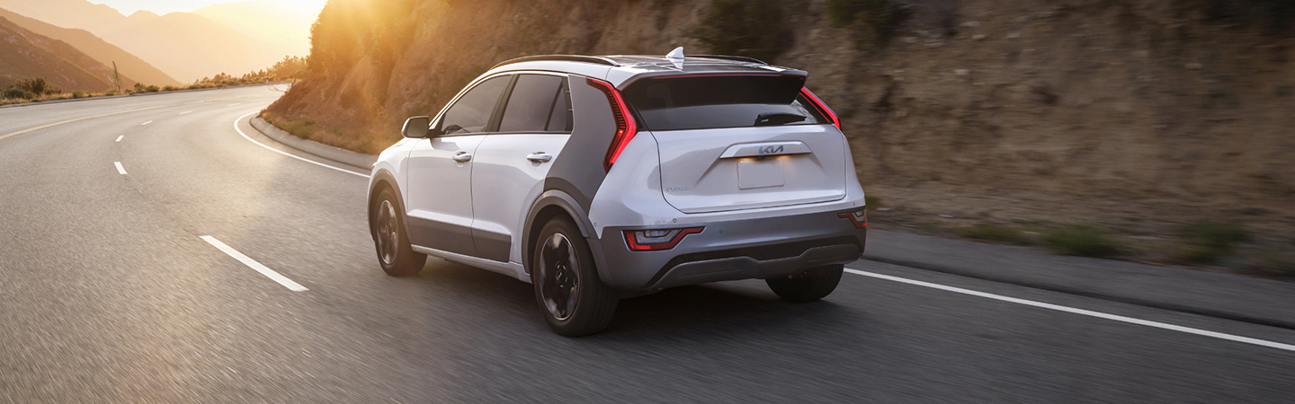 2024 Kia Niro EV Specs white color back view