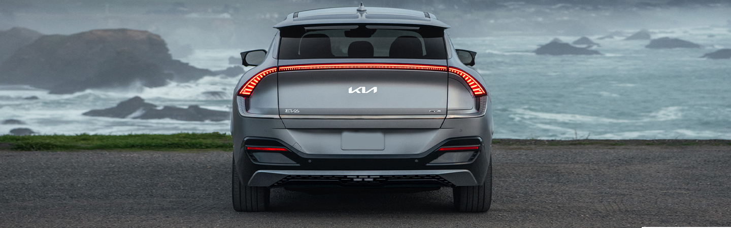 2024 Kia EV6 Specs grey color back view