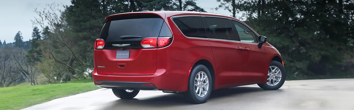 rear view of a 2025 Chrysler Voyager