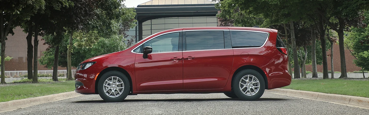 driver side view of a 2025 Chrysler Voyager