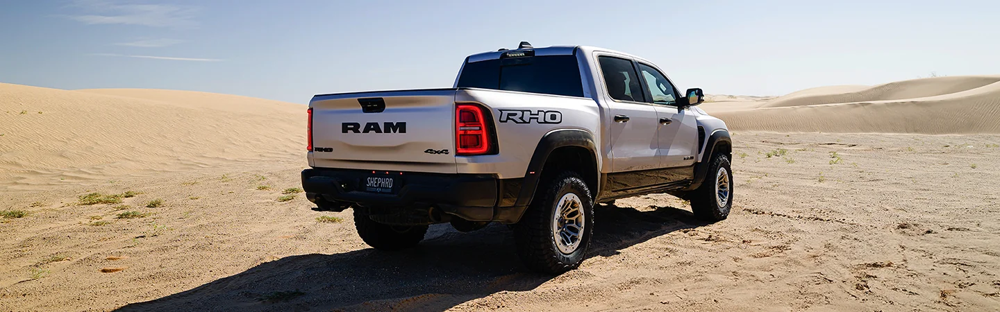 2025 Ram 1500 RHO silvercolor backview