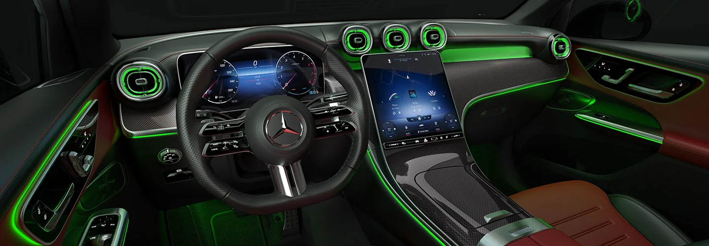 inside New Mercedes-Benz GLC