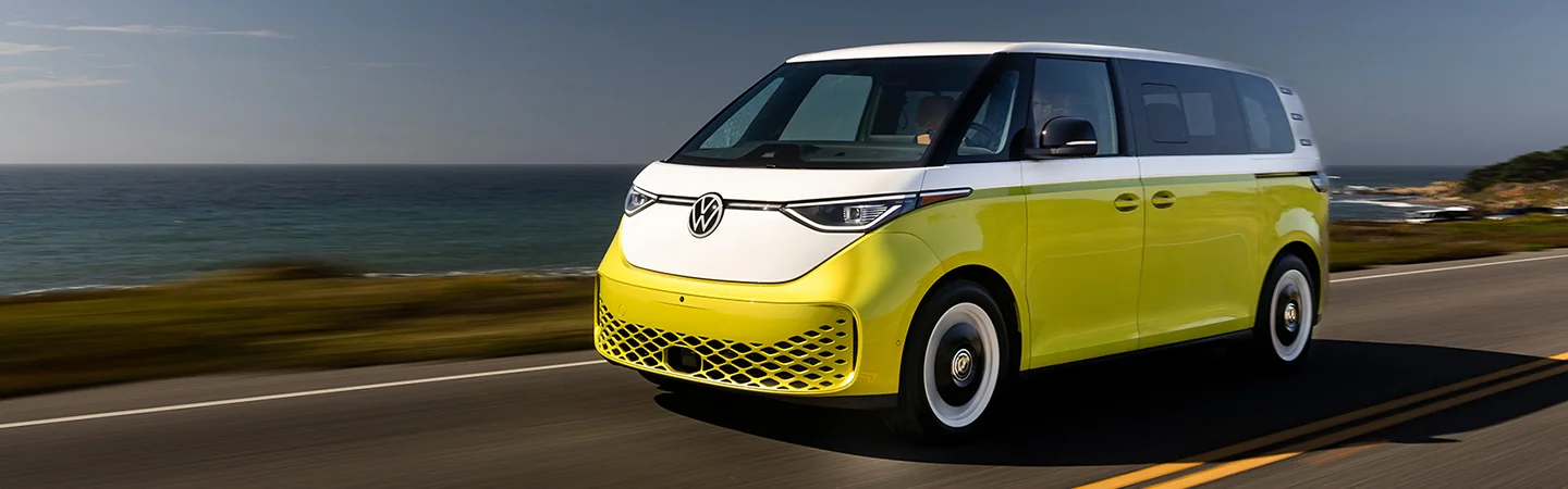 2025 Volkswagen ID.Buzz Specs yellow color frontview