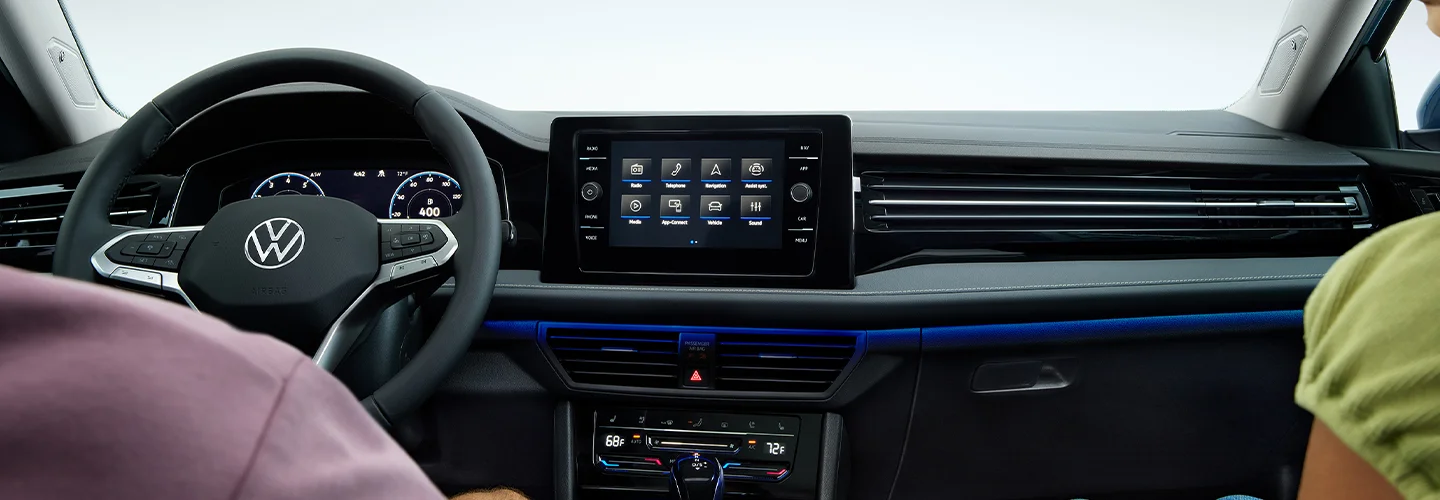 view of a Volkswagen Jetta interior