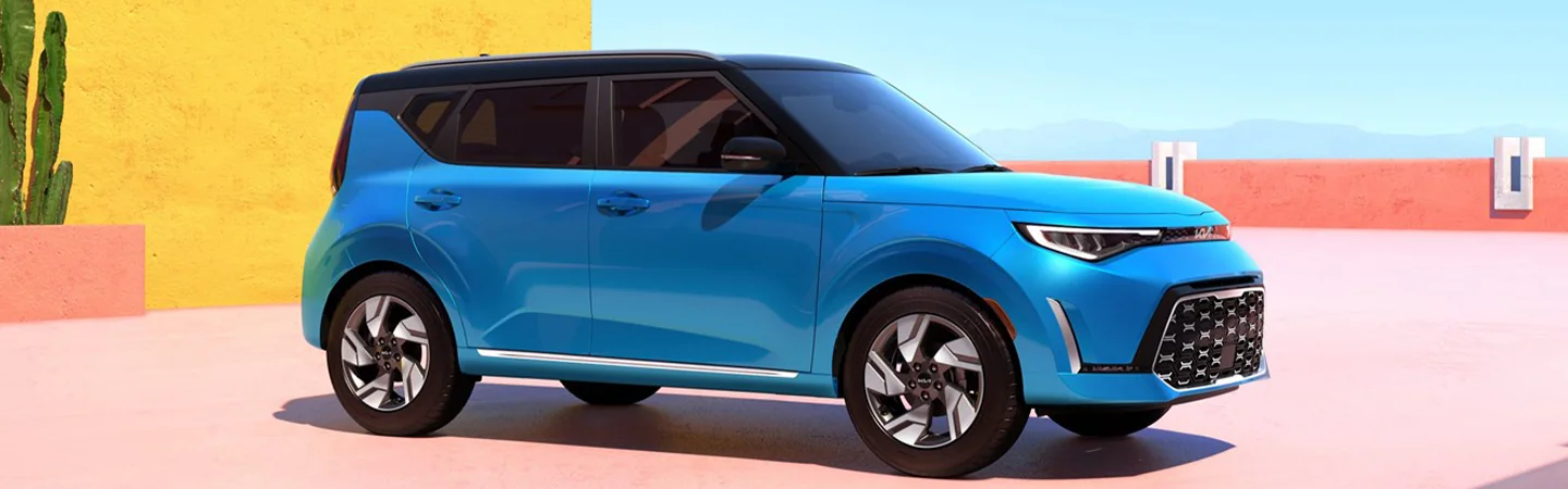 blue 2025 Kia Soul LX