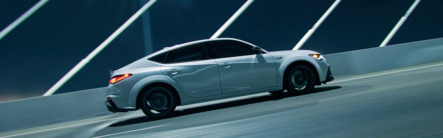 2025 Acura Type S color white and side view