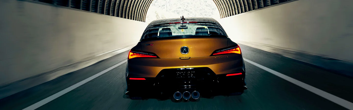 2025 Acura Type S color golden and back view