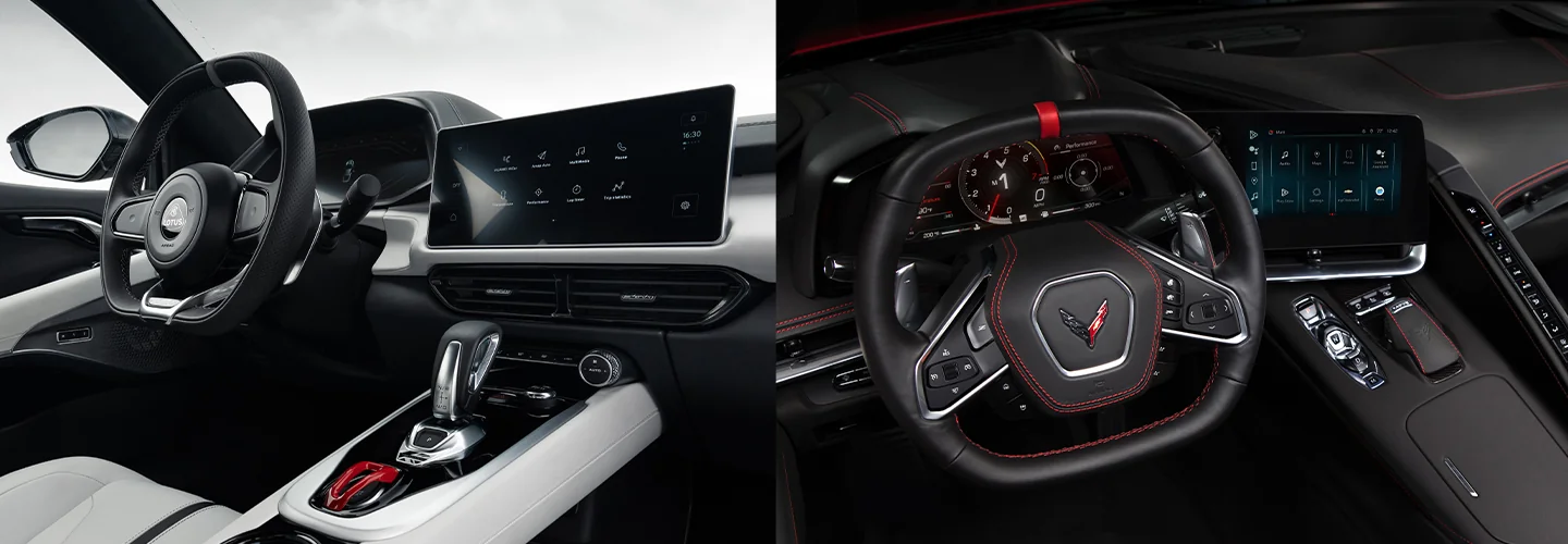 2025 Lotus Emira vs Chevrolet Corvette Stingray  interior image