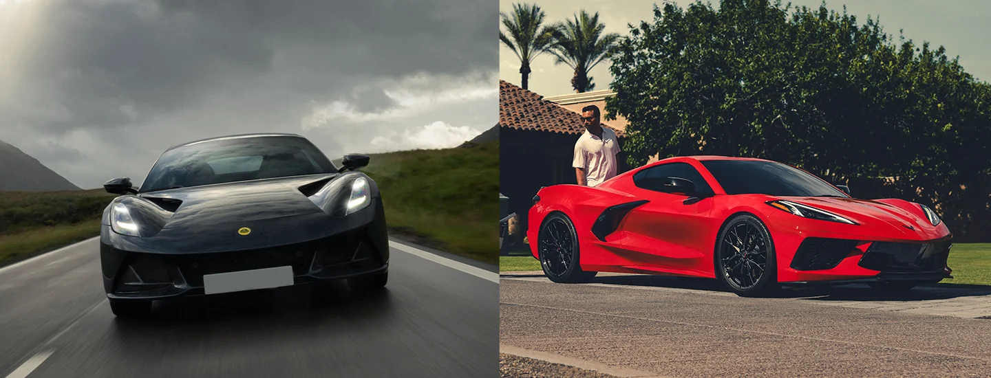 2025 Lotus Emira vs Chevrolet Corvette Stingray 