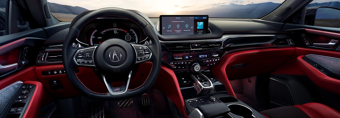 Acura MDX inside