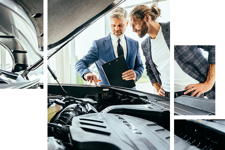 auto mechanic changing oil