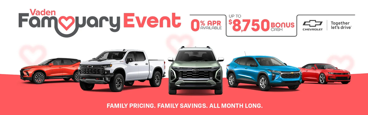 Vaden Famuary Event - Family Pricing Family Savings All month long