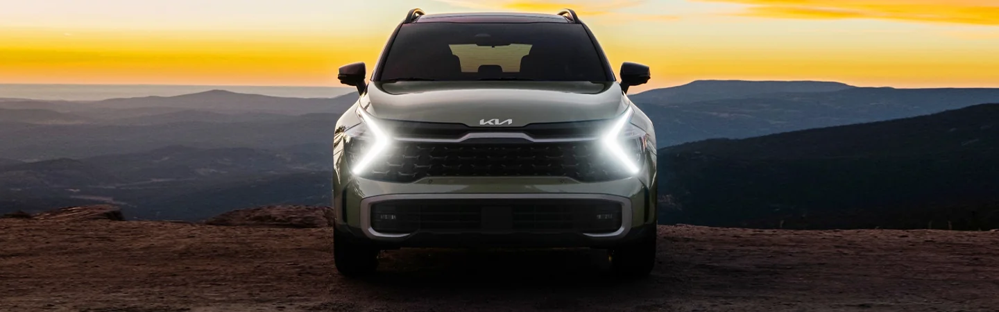 2024 Kia Sportage Dimensions front side green