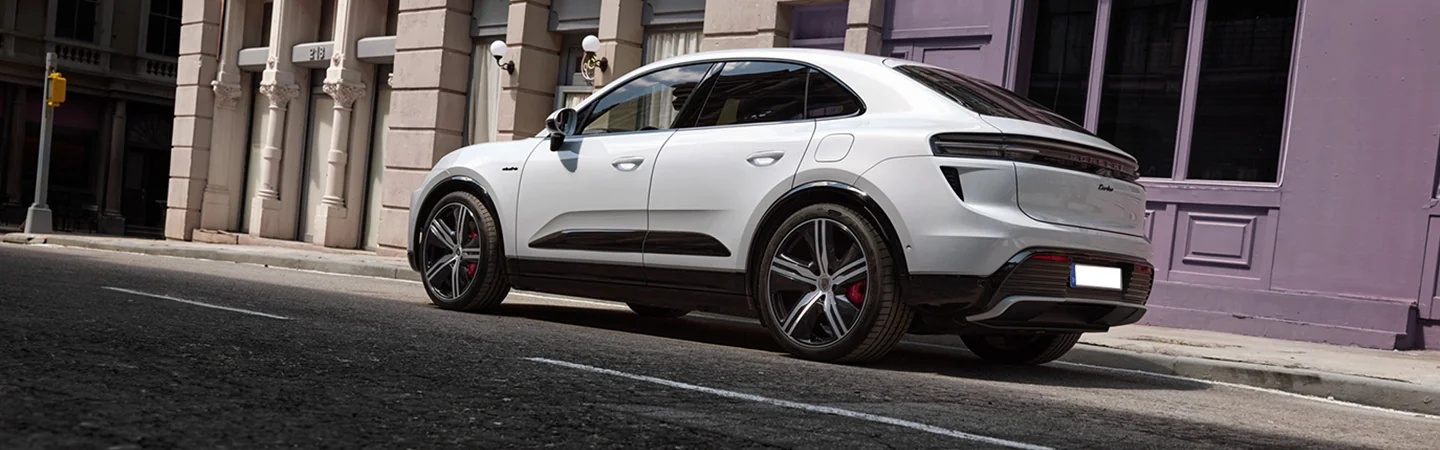 white 2025 Porsche Macan Electric