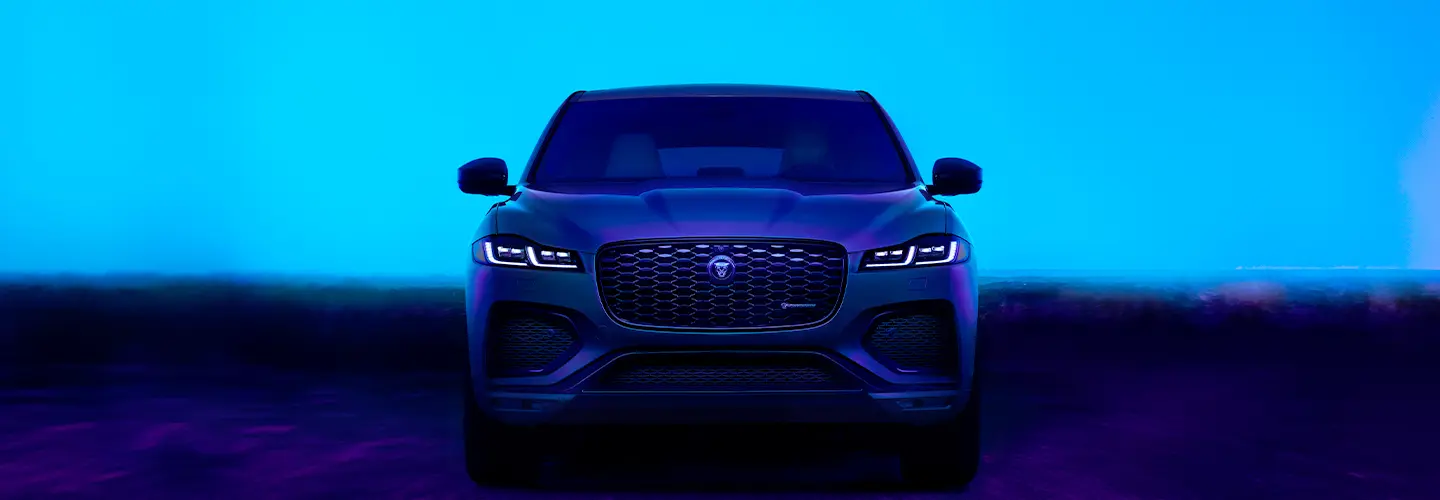 new Jaguar in two tone blue horizon
