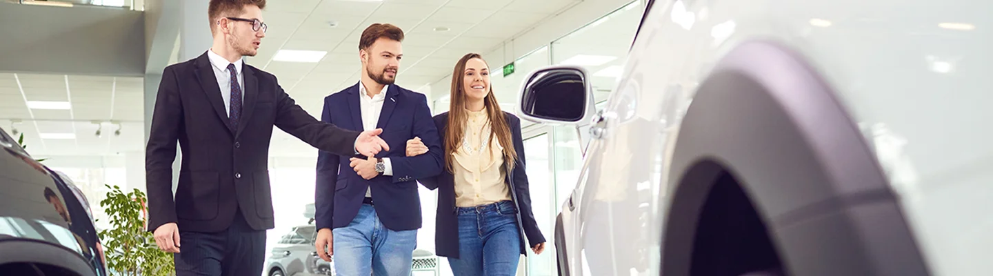 car showroom shopping