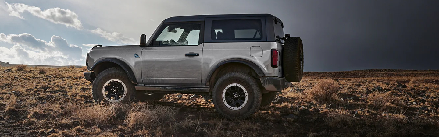 2023 Ford Bronco in an empty field
