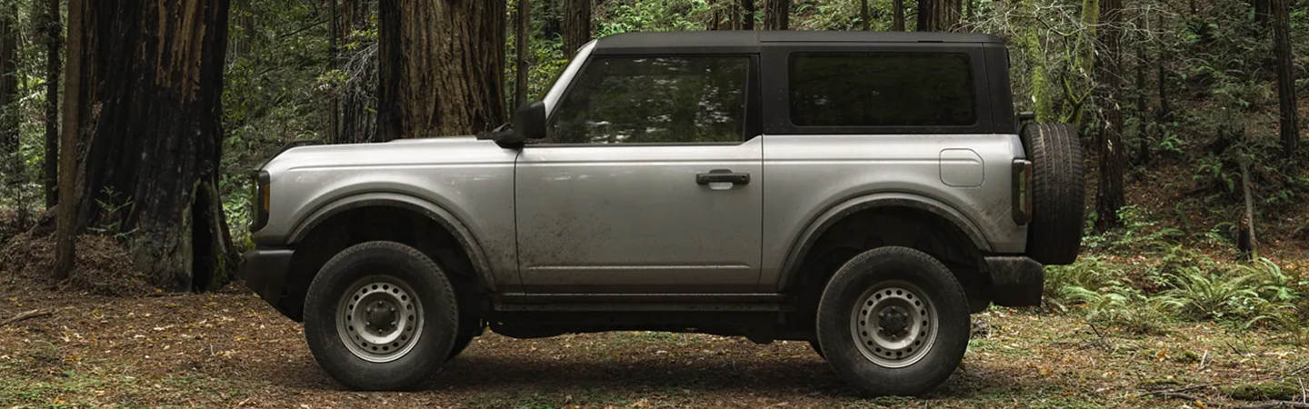 2023 Ford Bronco in the woods
