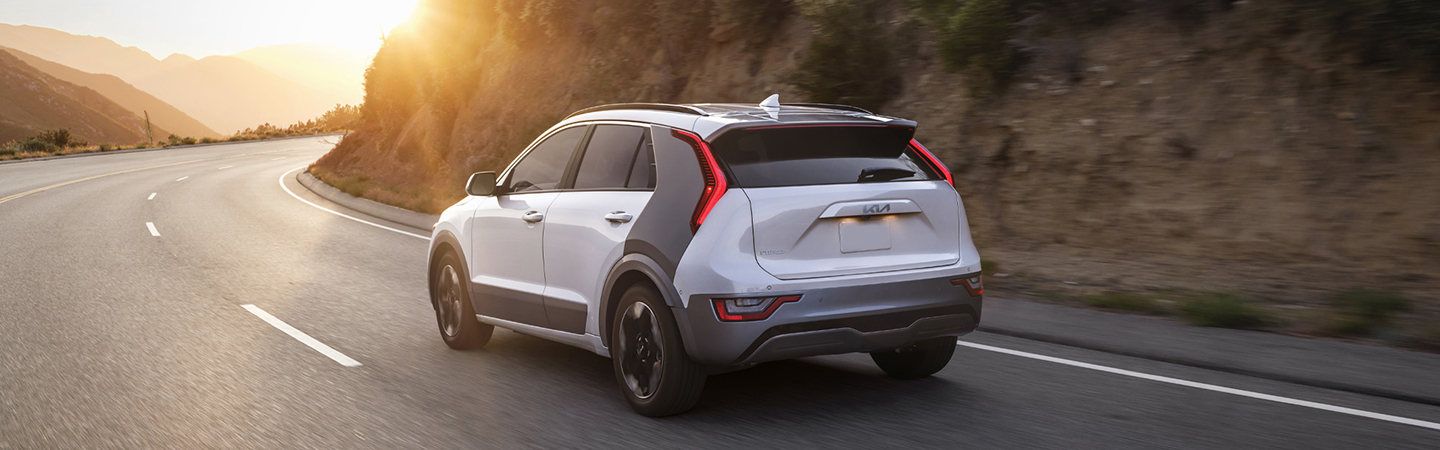 2024 Kia Niro EV Range white color back view