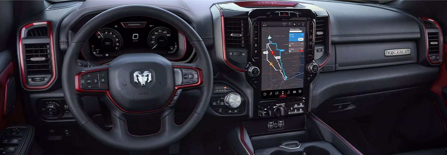 2024 RAM 1500 vs Chevrolet Silverado interior image