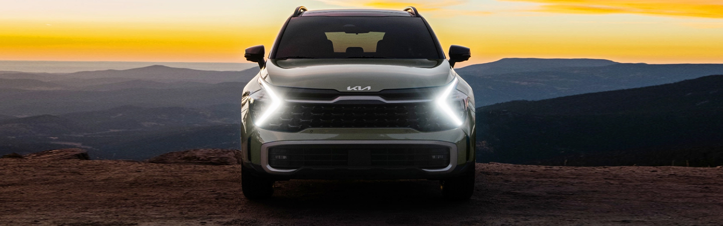 2024 Kia Sportage Specs green color front view