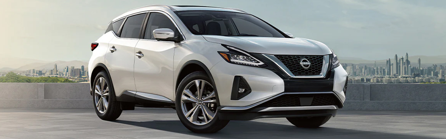 024 Nissan Murano Specs side front in white